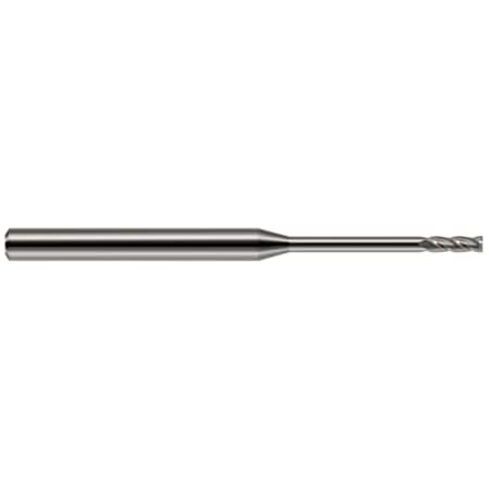 Miniature End Mill - 4 Flute - Square, 0.1000, Neck Dia.: 0.0985